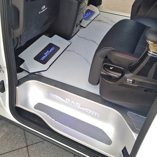 适用于广汽传祺M8航空铝地板E9宗师新大师向往GM8内饰改装 大理石