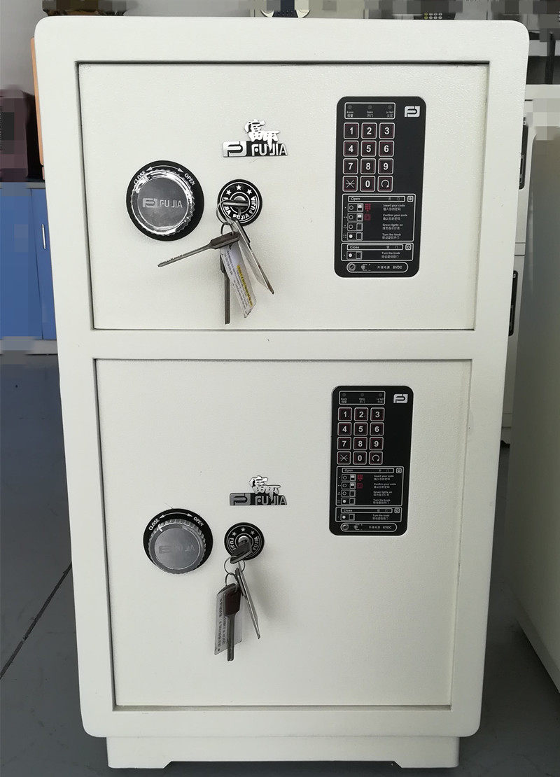正品 富甲jam72g双门电子保险柜 富甲n型双门电子保险箱 3c认证