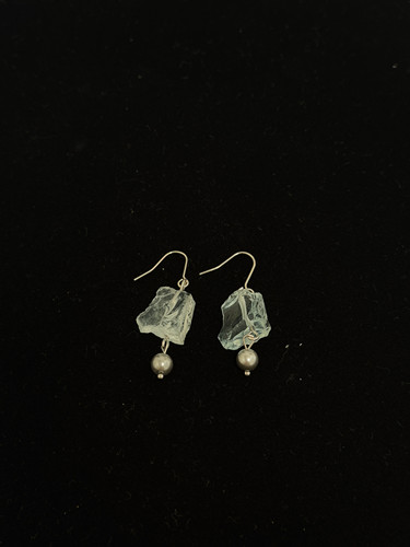 Sage Vintage古着 The blue feeling of Walden Lake耳饰