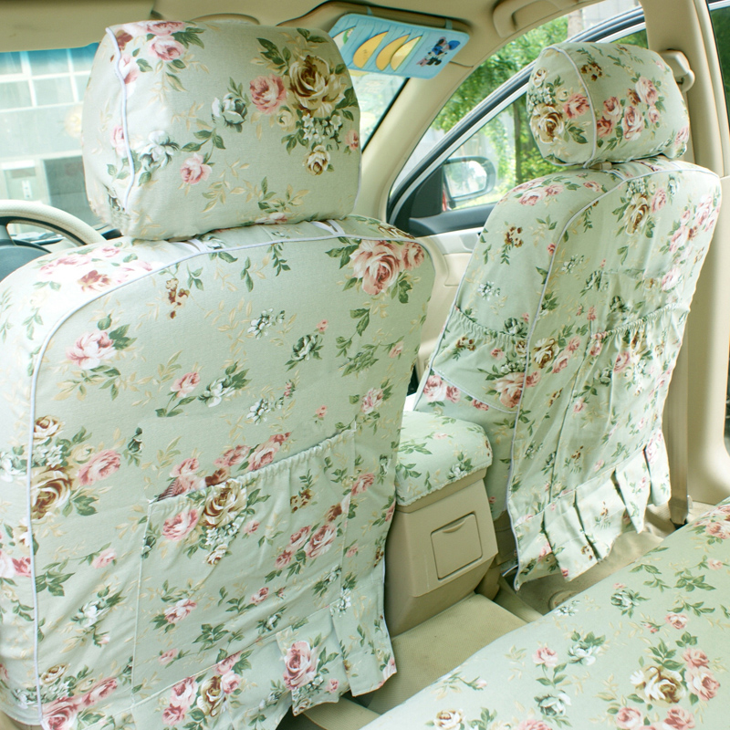 棉布汽车座套全包布艺四季通用polo英朗坐垫套专车专用座椅套新款