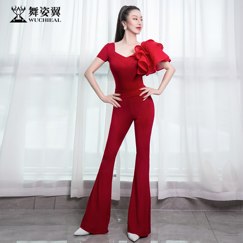 舞姿翼2022新款T台礼仪练功服