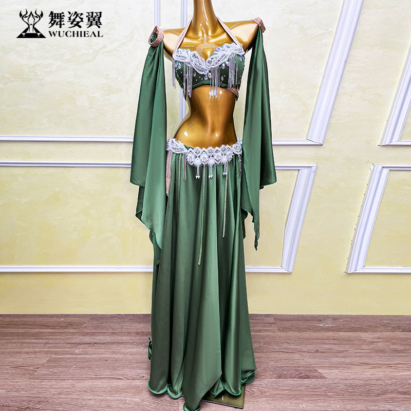 舞姿翼舞台表演四季通用舞蹈服表演服东方舞修身肚皮舞服装新款