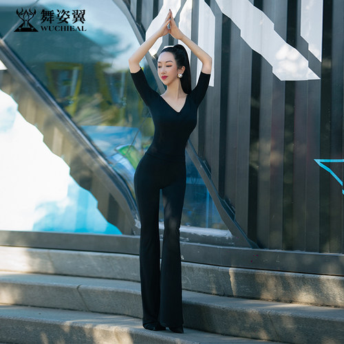 舞姿翼形体服学员练功训练服
