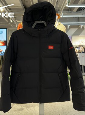 鸿星尔克女款运动羽绒服户外防风