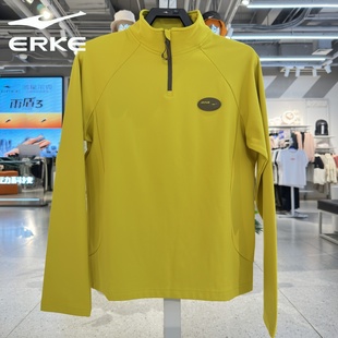 鸿星尔克女款运动T恤加绒卫衣2025冬新款12225401093休闲百搭时尚