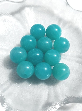 天然莫桑比克玉化天河11mm石圆珠手工DIY项链手链单珠配件