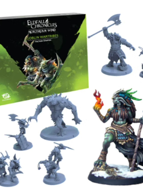 英文桌游扩展Eldfall Chronicles Northern Wind Goblin Wartribe