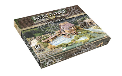 桌游配件 模块地形 Battle Systems Lake House跑团战棋