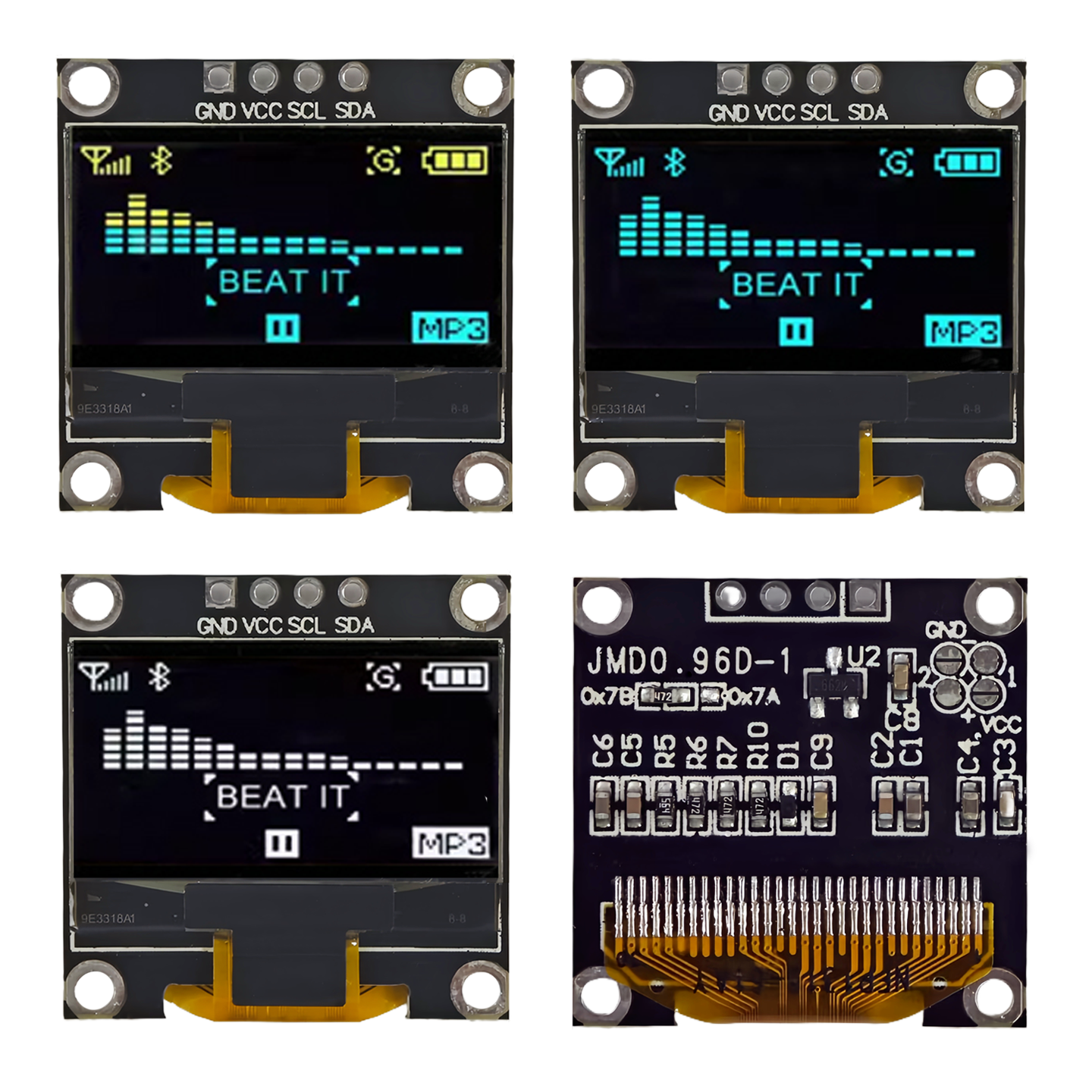 0.96寸OLED显示屏12864OLED屏