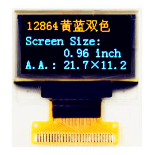 厂家正品0.96寸OLED液晶显示屏SSD1306驱动oled I2C/SPI 12864