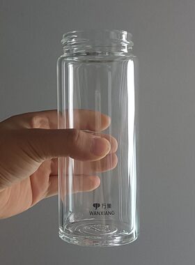 万象玻璃杯单层原装配件直身