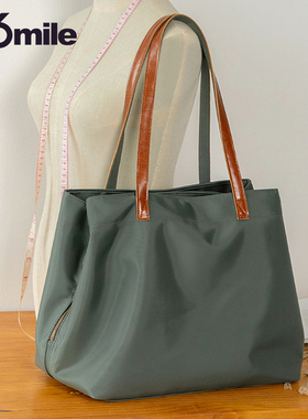 新款托特包女包大容量时尚单肩手提大包尼龙帆布包女士复古旅行包