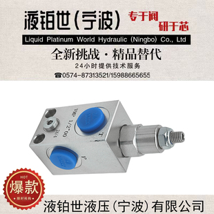 液压管式溢流阀调节液压阀手动可调节泄压阀溢流阀VMPG3/4 G3/8