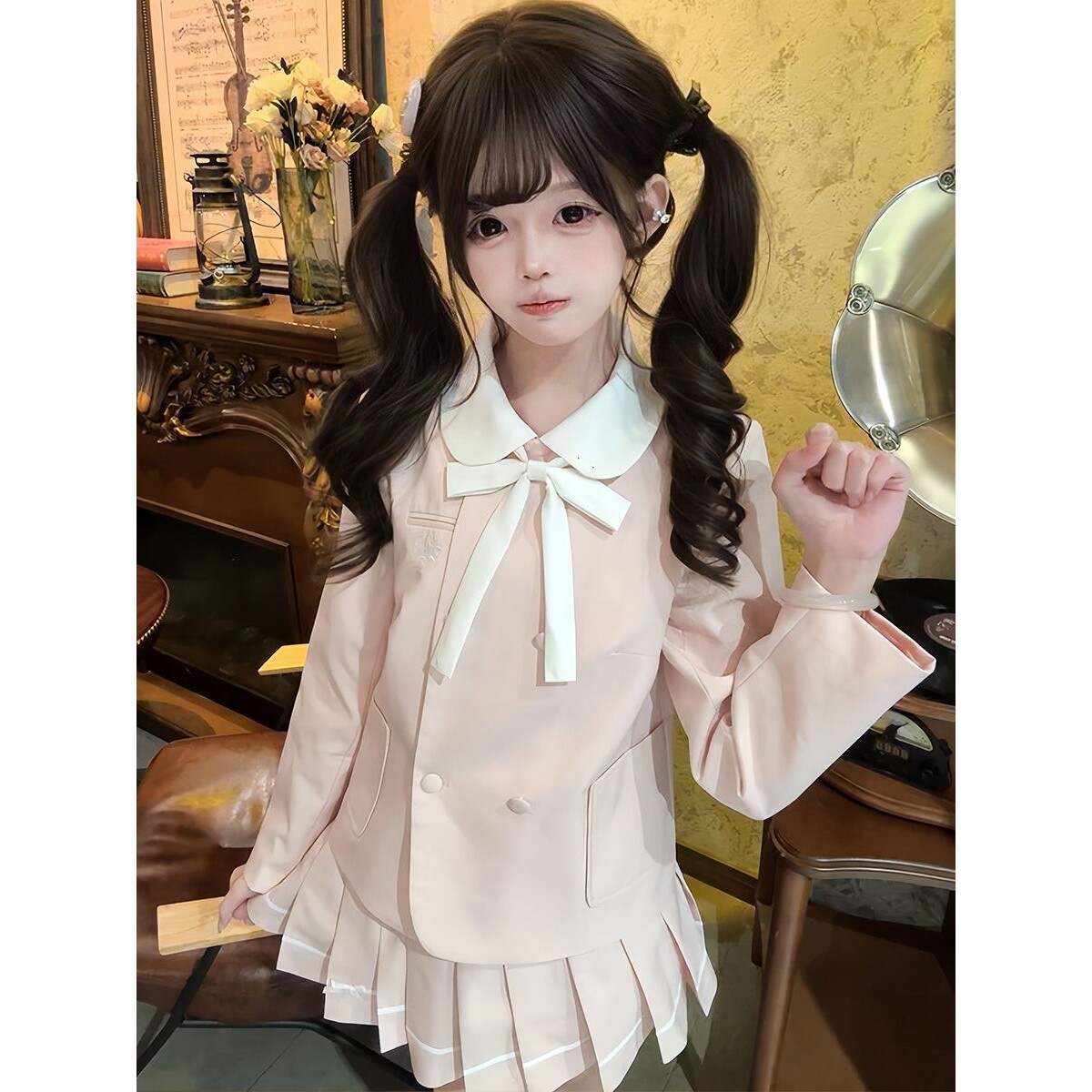 甜嗑jk原创正品西装水手服jk制服学院秋冬长袖套装甜磕水手服裙子