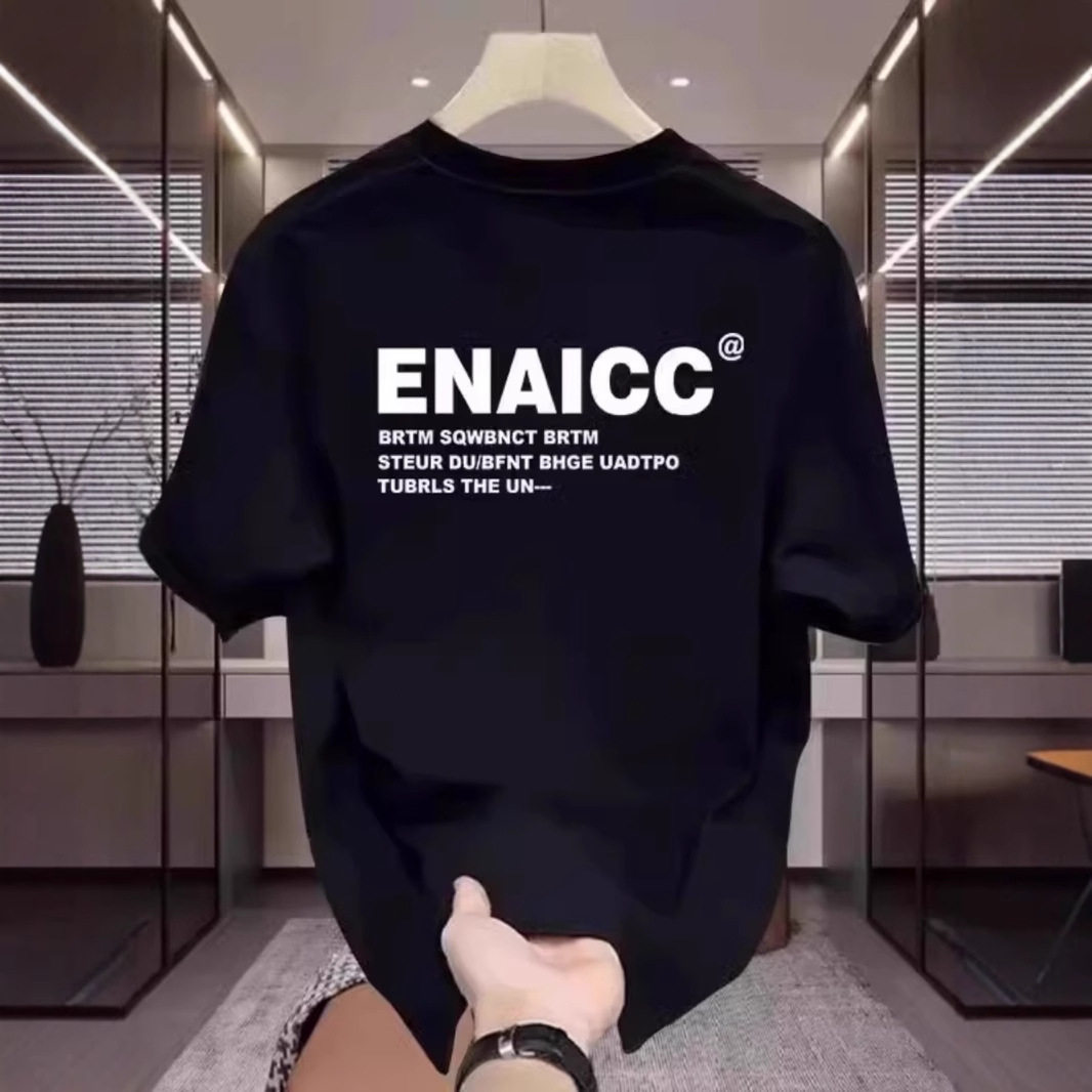 新款夏季情侣短袖T恤5