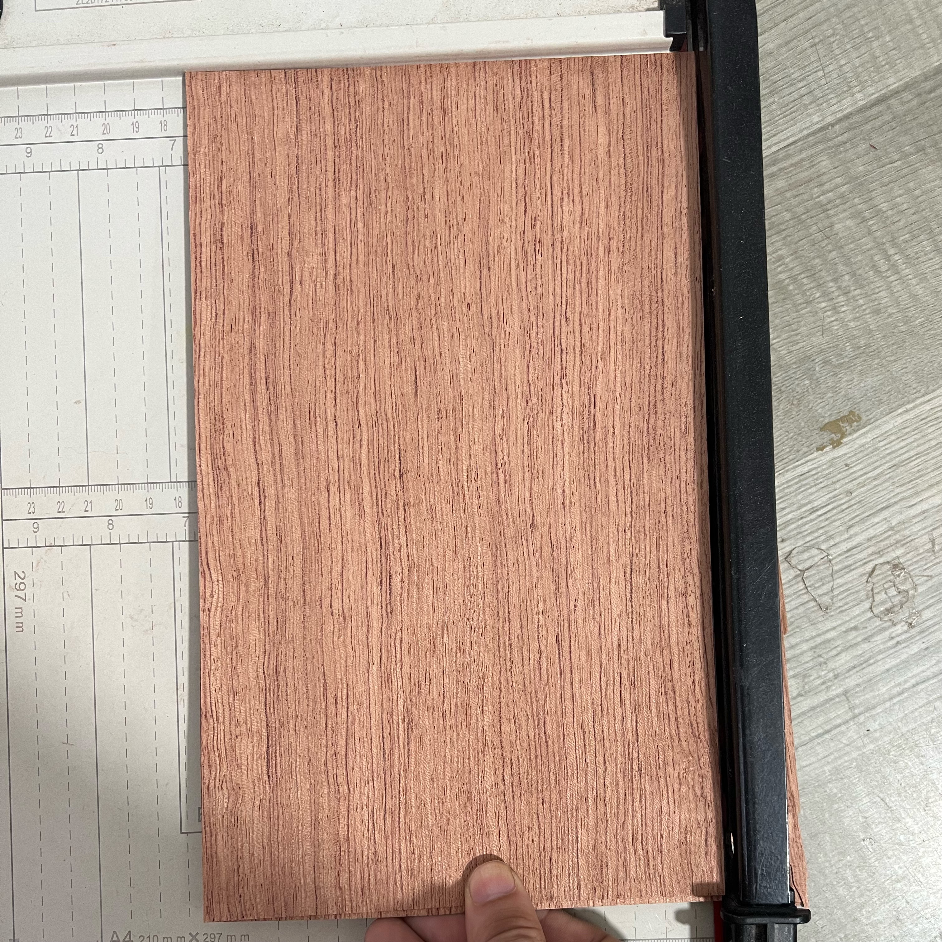 进口非州红花梨乒乓球拍底板木皮