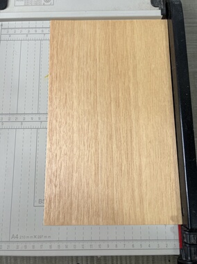 乒乓底板面材 DIY材料0.45mm-1.2mm厚黄檀木皮(朱世X削球板选用