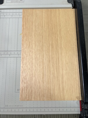 乒乓底板面材 DIY材料0.45mm-1.2mm厚黄檀木皮(朱世X削球板选用