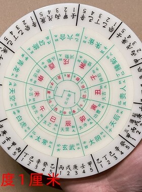 4层易经活解大六壬转盘 16公分三式首大六壬天盘地盘起课四课