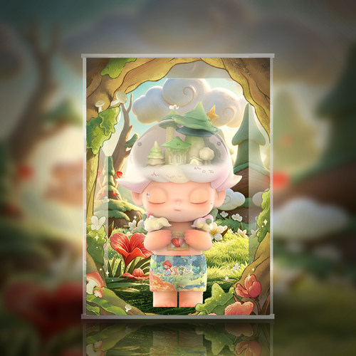 【移不动】泡泡玛特 MEGA JUST DIMOO 400% 寻梦原野 潮玩展示盒