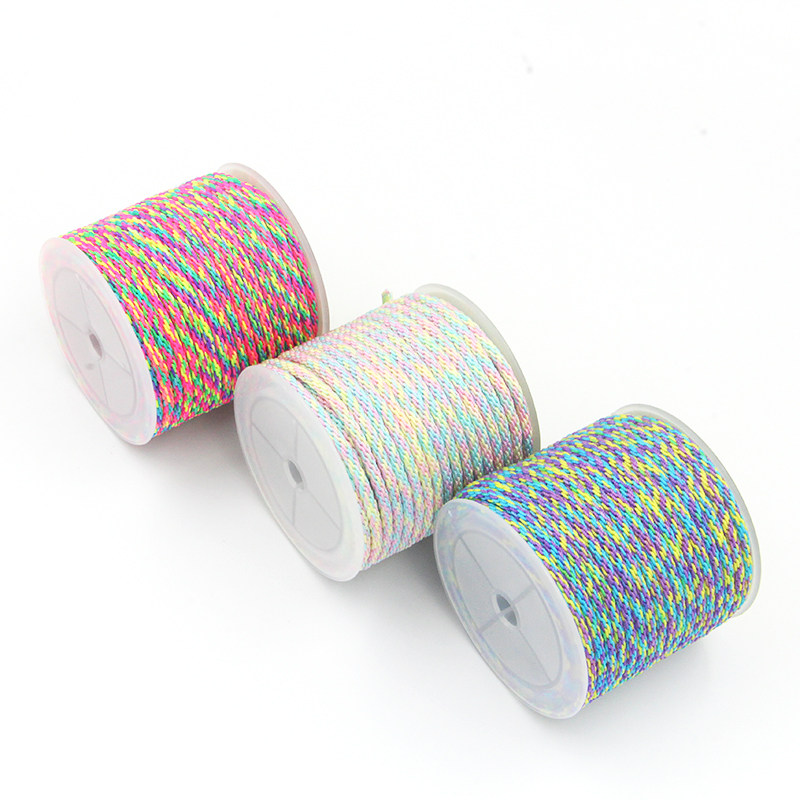 DRAGON BOAT FESTIVAL COLOR ROPE SEVEN STAR LINE ROUND HAND ROPE HAND-WOVEN ROPE CHILDRENS RED ROPE MALE AND FEMALE GIFTS COLORFUL PENDANT ROPE