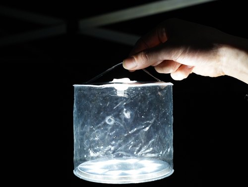 氛围灯笼10个LED手提防水太阳能灯充气式野营户外家庭露营应急灯