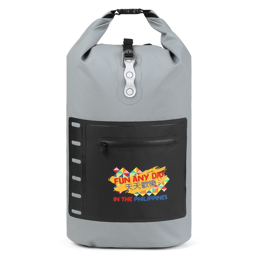 硬核防水！出口35L 便携式防水干燥袋双肩防水包露营漂流手提包