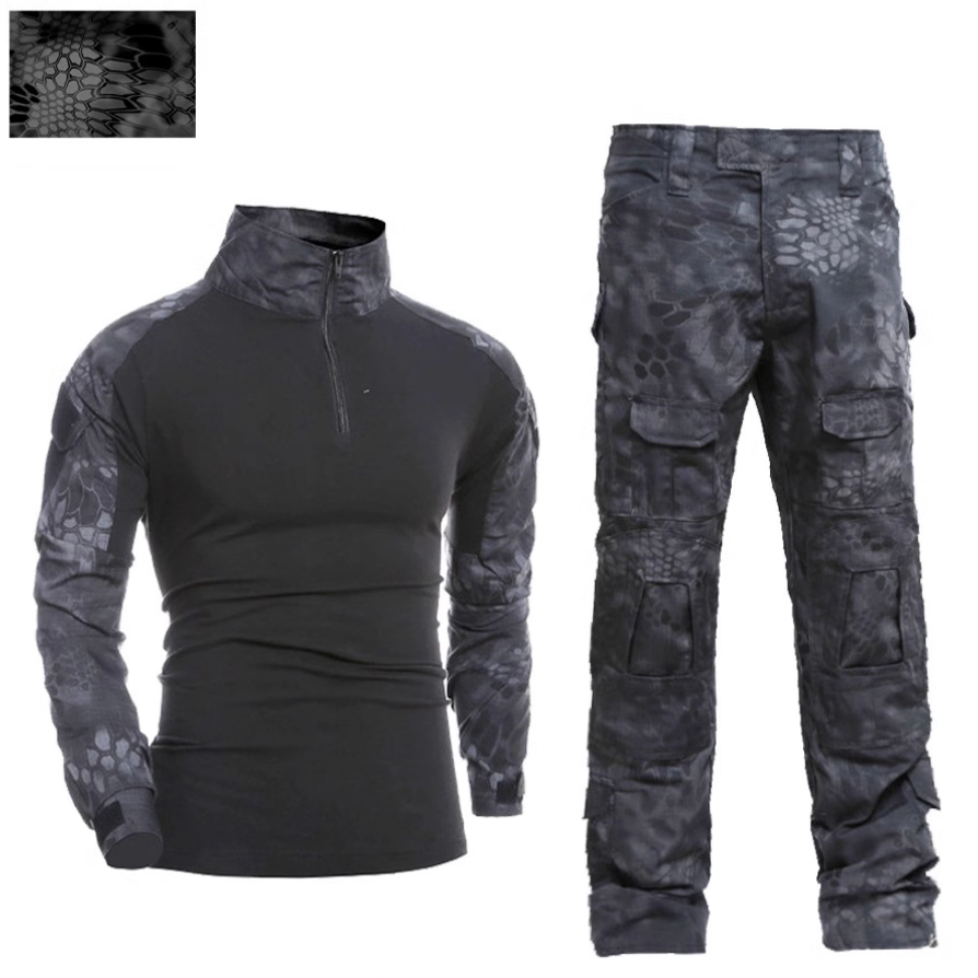 GEN2 TYPHON KRYPTEK黑色蟒纹 战术风格G2蛙服套装 国产复刻出口