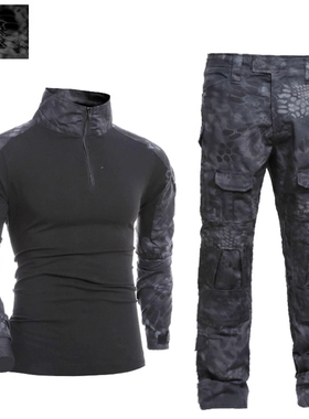 GEN2 TYPHON KRYPTEK黑色蟒纹 战术风格G2蛙服套装 国产复刻出口