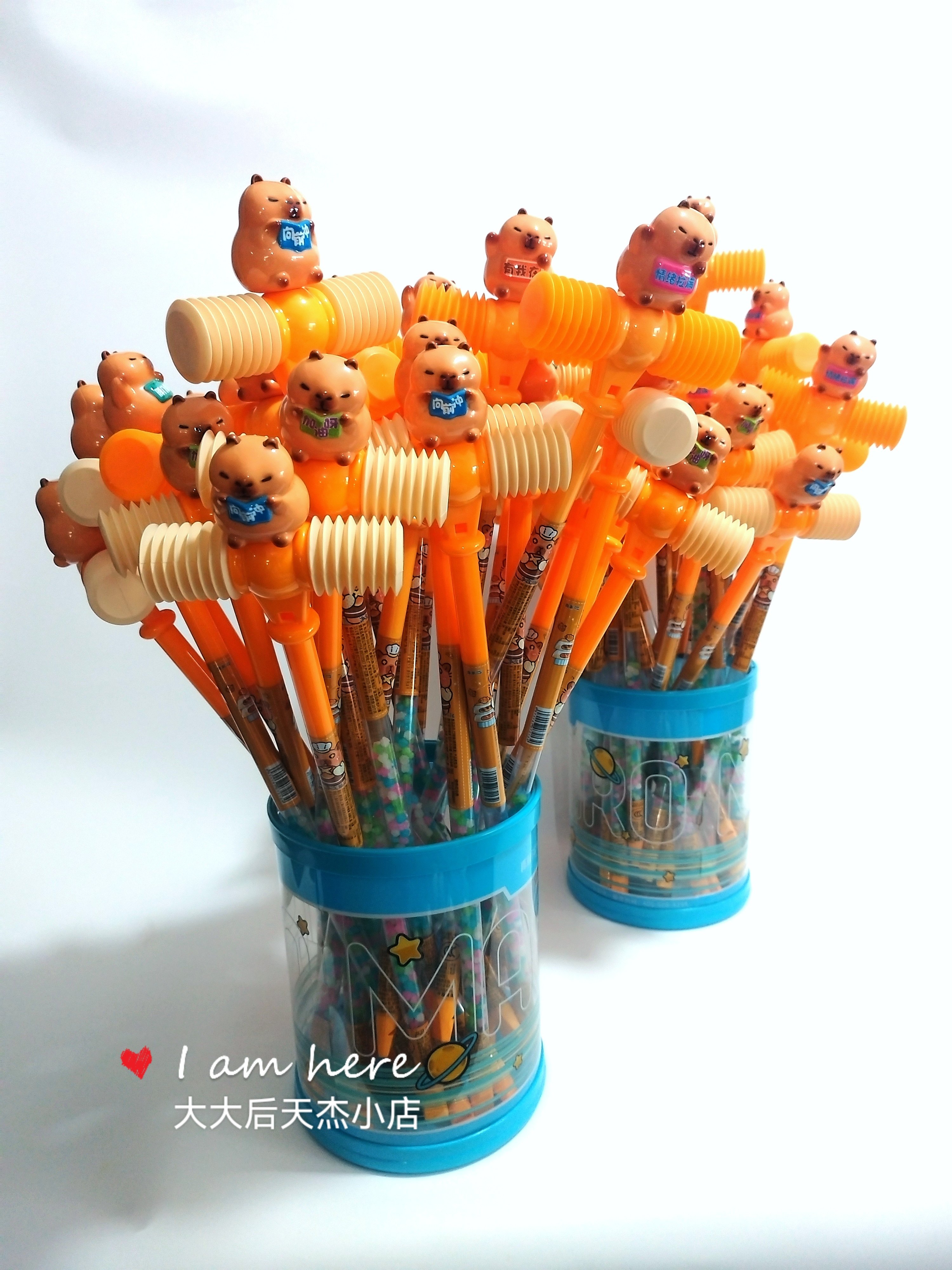 卡皮巴拉正版口哨锤网红创意闪光玩具锤儿童捶捶乐小锤子玩具