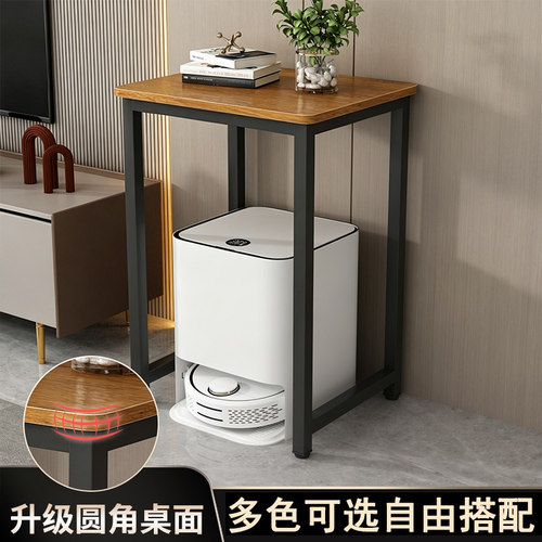 小桌子简易电脑桌出租房书桌儿童学习桌卧室床边置物架鱼缸底座