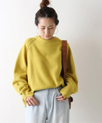 前后不对称羊毛羊绒混纺气质优雅