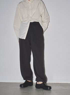 Todayful 复古染色水洗 松软纯棉毛圈 弹力橡筋腰 裤脚收口 卫裤