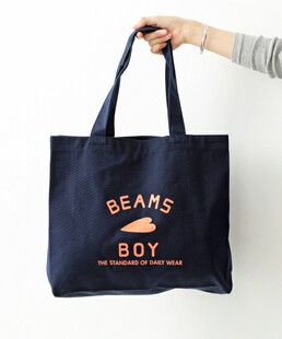 招牌“桃心”!!BEAMS boy军事感厚实复古帆布料 百搭TOTE BAG 包