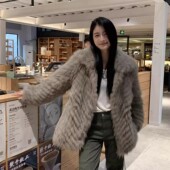 千金茶会 金金宠粉 高级感狐狸毛皮草2401