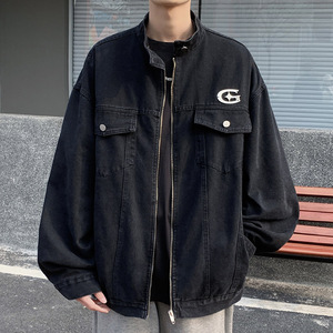2025春季新款美式牛仔外套男夹克潮流宽松上衣 JK48 P95图片