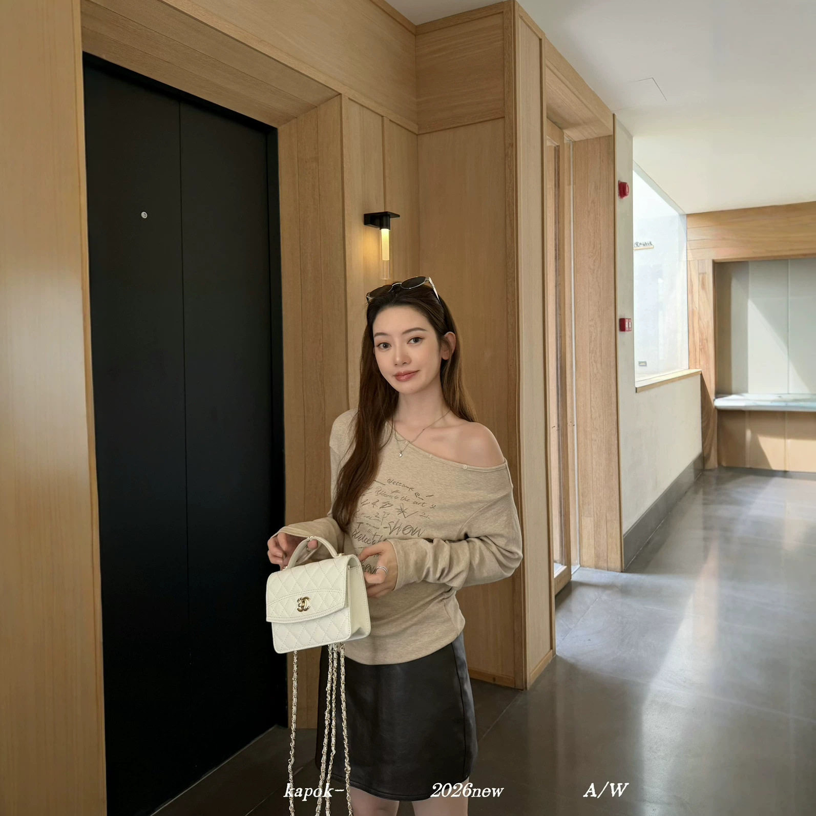 十三行【KAPOK】小众慵懒百搭字母印花T恤小衫(含羊毛)61109