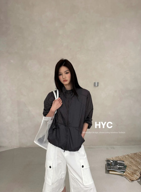 JVV十三行2026夏季新款机能极简风轻薄上衣休闲防晒外套女潮20691