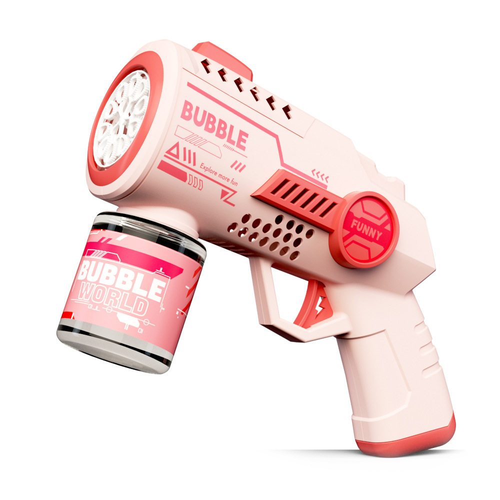 INTERNET CELEBRITY ASTRONAUT BUBBLE MACHINE CHILDRENS HANDHELD FULLY AUTOMATIC ELECTRIC GLOWING BUBBLE GUN TOY FLOOR STALL