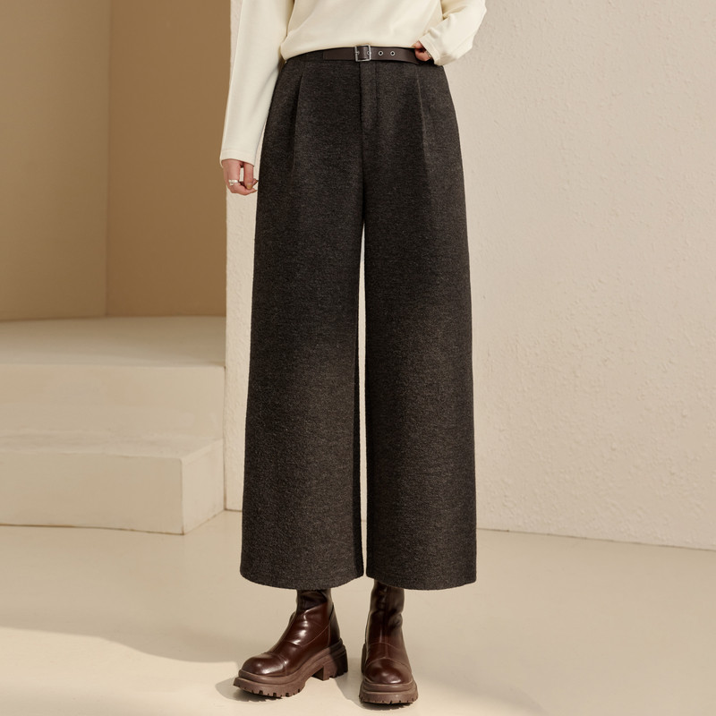 【保暖舒适针织裤子】纤莉秀大码女装设计感腰带直筒裤胖mm冬新款,女装/女士精品,大码裤装,淘宝优惠券,粉丝福利购,淘宝优惠卷