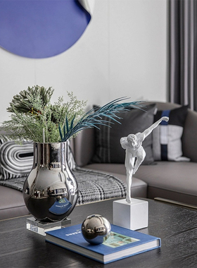 客厅花瓶铁艺现代简约