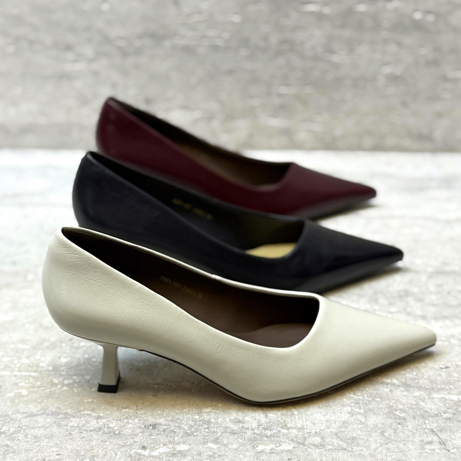 欧洲站欧货女鞋2026春季新款真皮尖头浅口单鞋细跟气质百搭高跟鞋