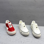 百搭休闲鞋 欧洲站欧货女鞋 潮 厚底板鞋 系带增高小白鞋 2026春季 新款