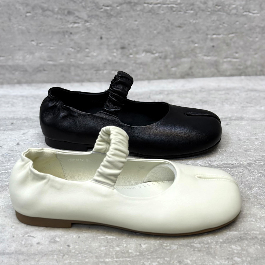 欧洲站女鞋2026春季新款羊皮一脚蹬懒人浅口平底分趾猪蹄鞋玛丽珍,女鞋,玛丽珍鞋,淘宝优惠券,粉丝福利购,淘宝优惠卷