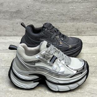 厚底休闲轻便软底透气运动鞋 新款 2026春季 增高7cm欧洲站欧货女鞋