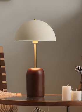 中古台灯法式卧室书房复古南洋风设计师高级感氛围护眼床头小台灯