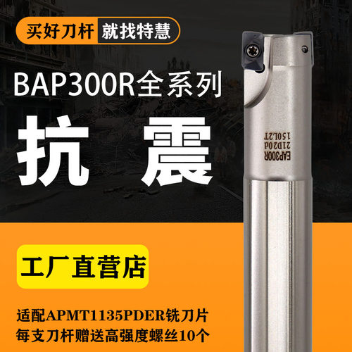 特慧JR42铬钼高精BAP300R铣刀杆