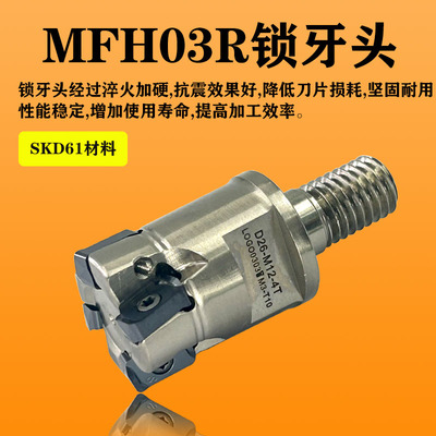 特慧SKD61高效开粗MFH03R锁牙头