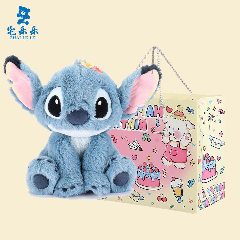 Подлинная кукла Disney Stitch, Межзвездная детская кукла, плюшевая игрушка, кукла-подушка, детский подарок на день рождения Изображение 1