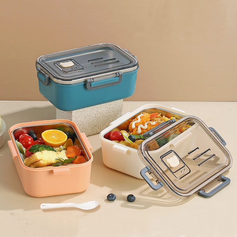 不锈钢饭盒单格便当盒学生上班族